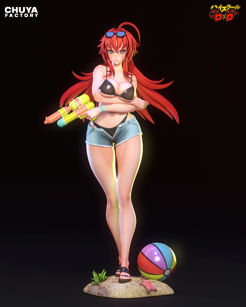 Rias Gremory | Fan Art | 3D Printed Resin Model Garage Kit | *Un-Painted* | Chuya Factory 3