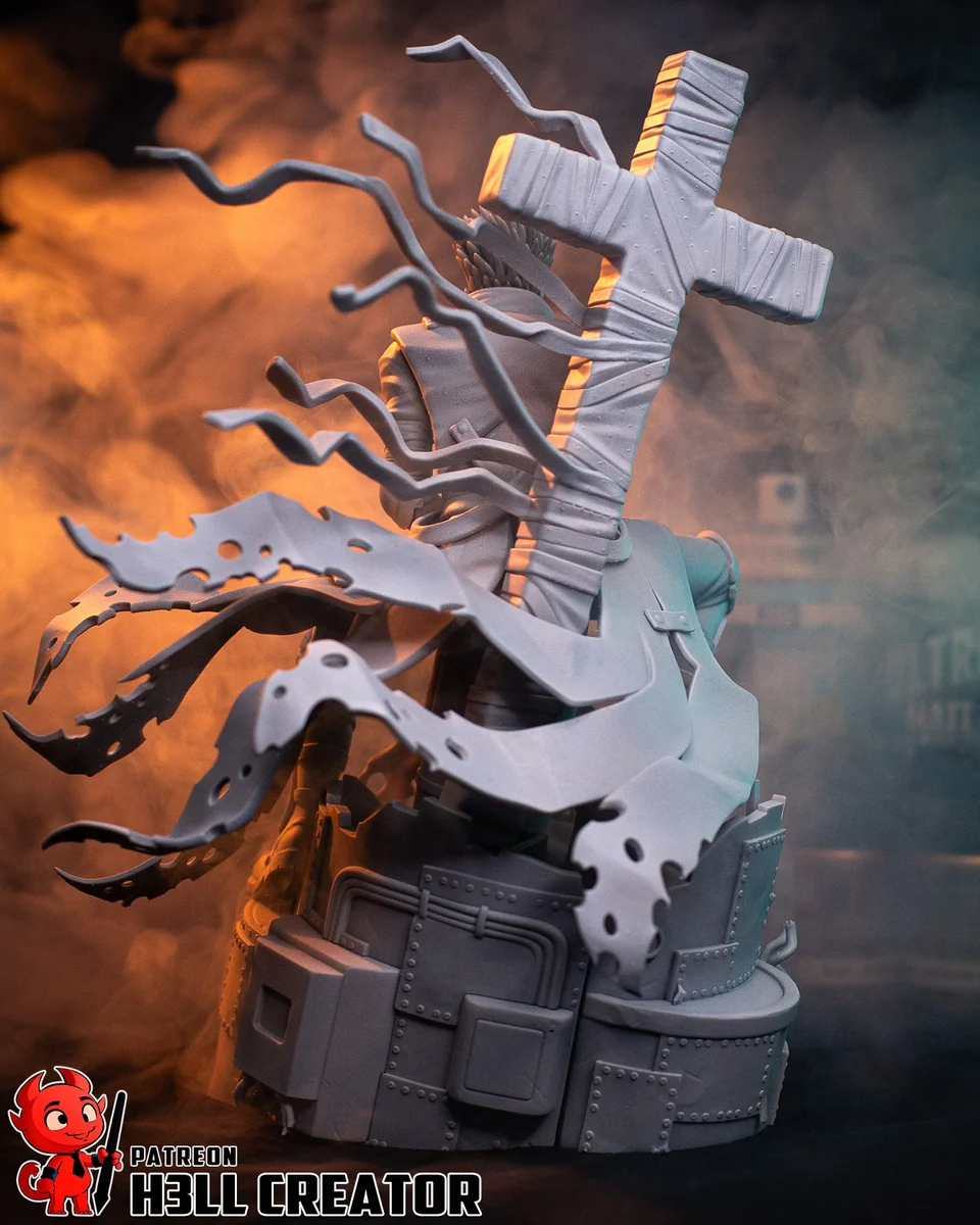 Vash the Stampede | Fan Art | 3D Printed Resin Model Garage Kit | *Un-Painted* | H3LL Creator 13