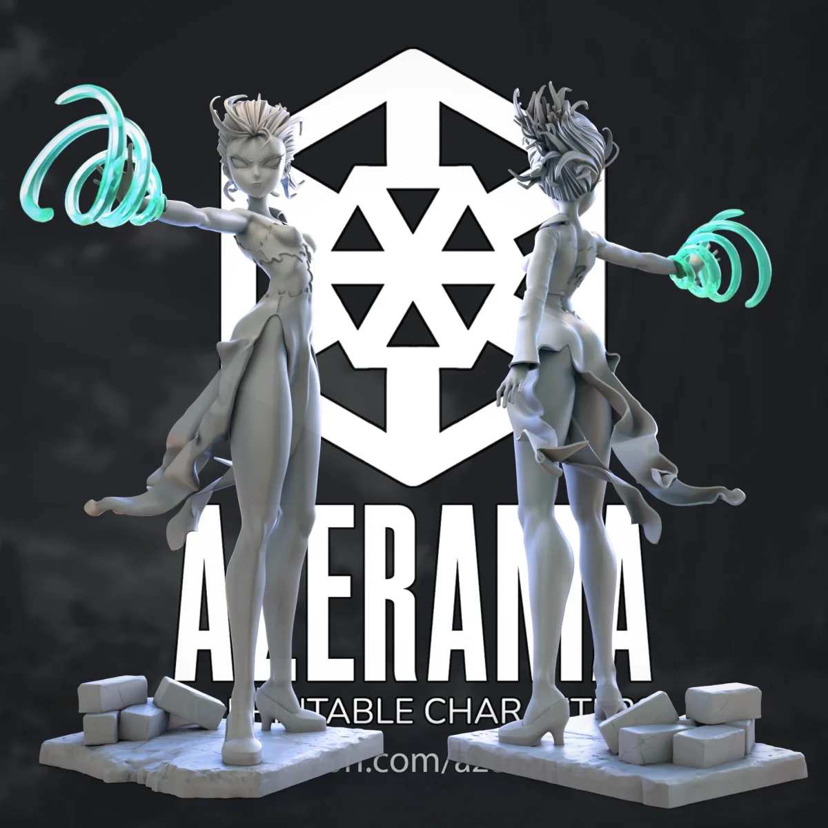 Tatsumaki | Fan Art | 3D Printed Resin Model Garage Kit | *Un-Painted* | Azerama 5