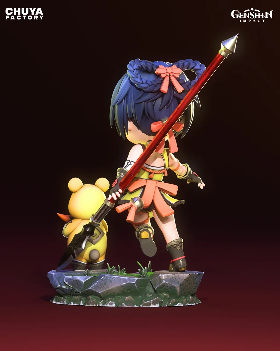Chibi Xiangling | Fan Art | 3D Printed Resin Model Garage Kit | *Un-Painted* | Chuya Factory 5