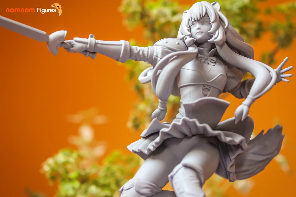 Raphtalia | Fan Art | 3D Printed Resin Model Garage Kit | *Un-Painted* | Nomnom 7