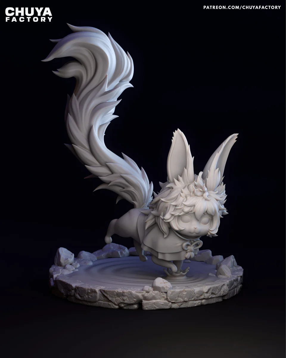 Chibi Fou | Fan Art | 3D Printed Resin Model Garage Kit | *Un-Painted* | Chuya Factory 6