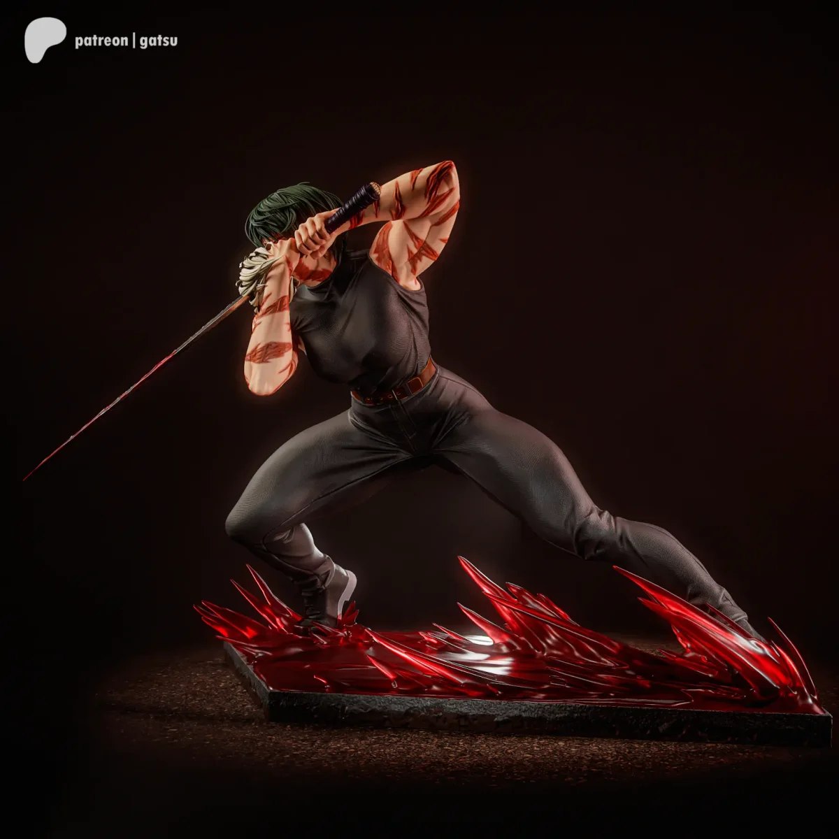 Maki Zenin | Fan Art | 3D Printed Resin Model Garage Kit | *Un-Painted* | Gatsu Studios 4