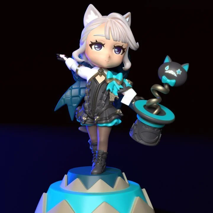 Chibi Lynette | Fan Art | 3D Printed Resin Model Garage Kit | *Un-Painted* | Chuya Factory