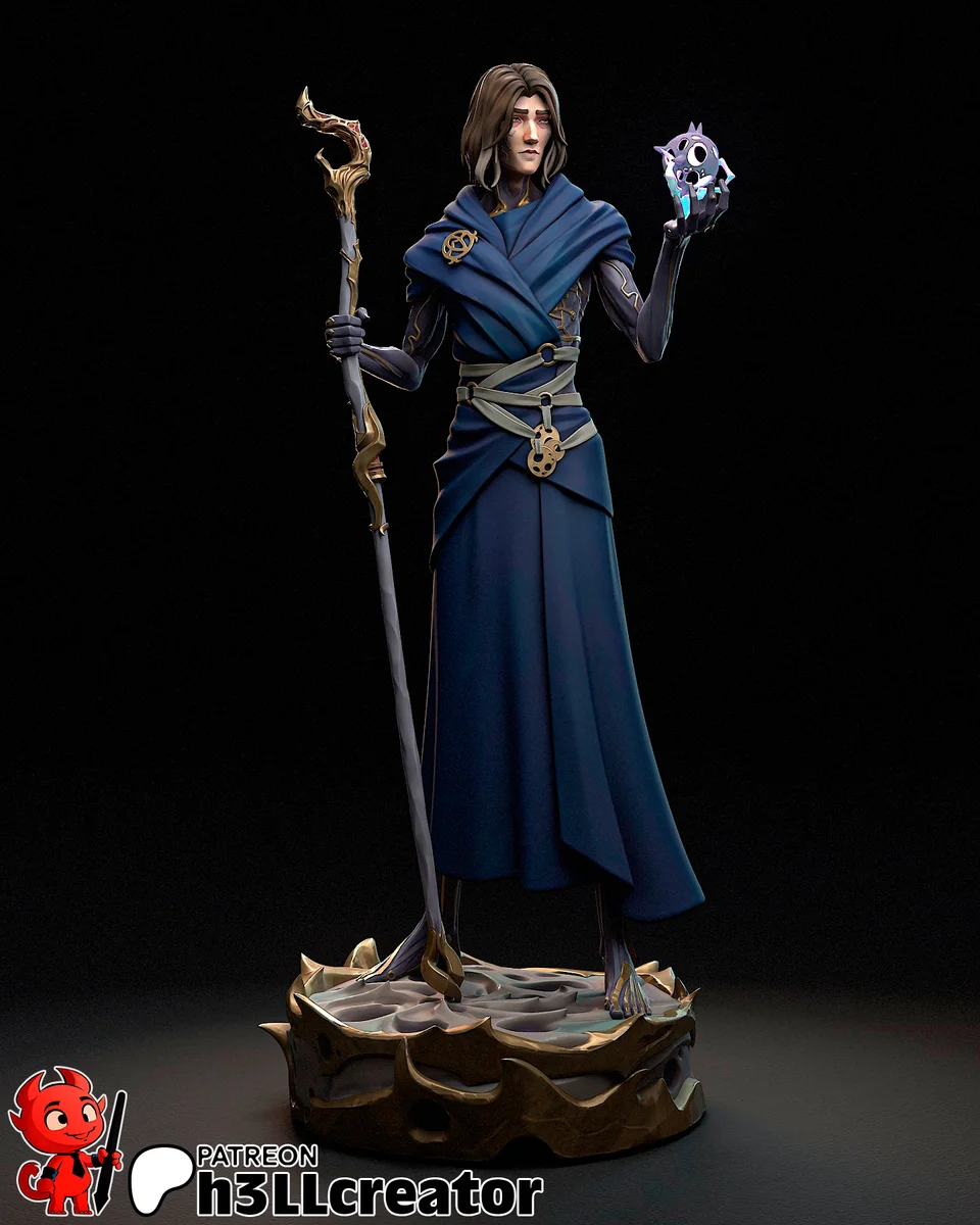 Progressive Healer | Fan Art | 3D Printed Resin Model Garage Kit | *Un-Painted* | H3LL Creator 3