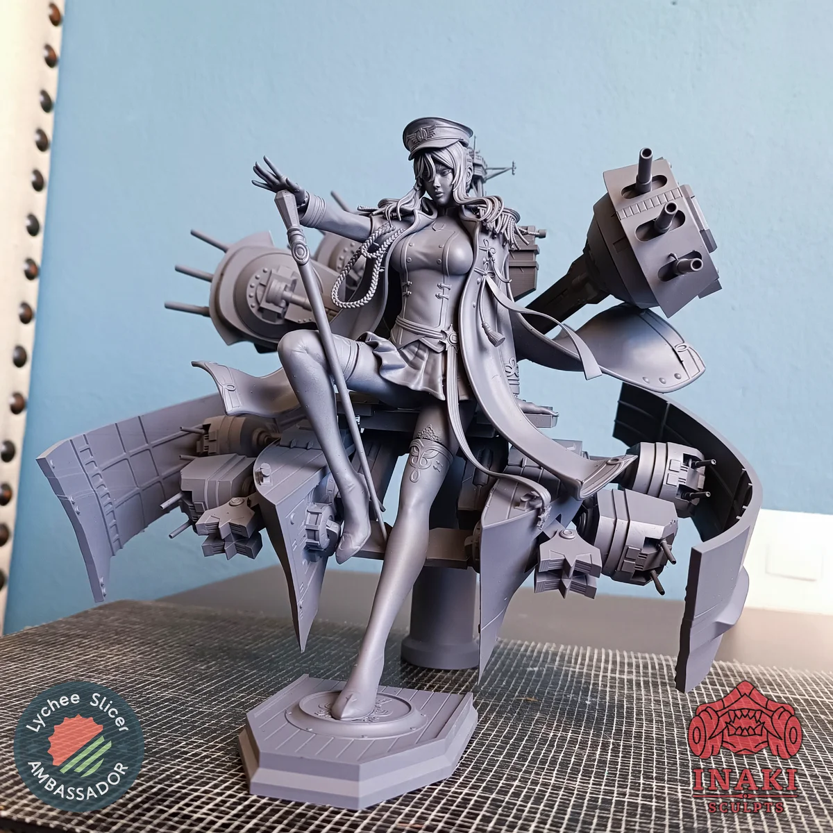 Monarch | Fan Art | 3D Printed Resin Model Garage Kit | *Un-Painted* | Inaki Sculpts 7