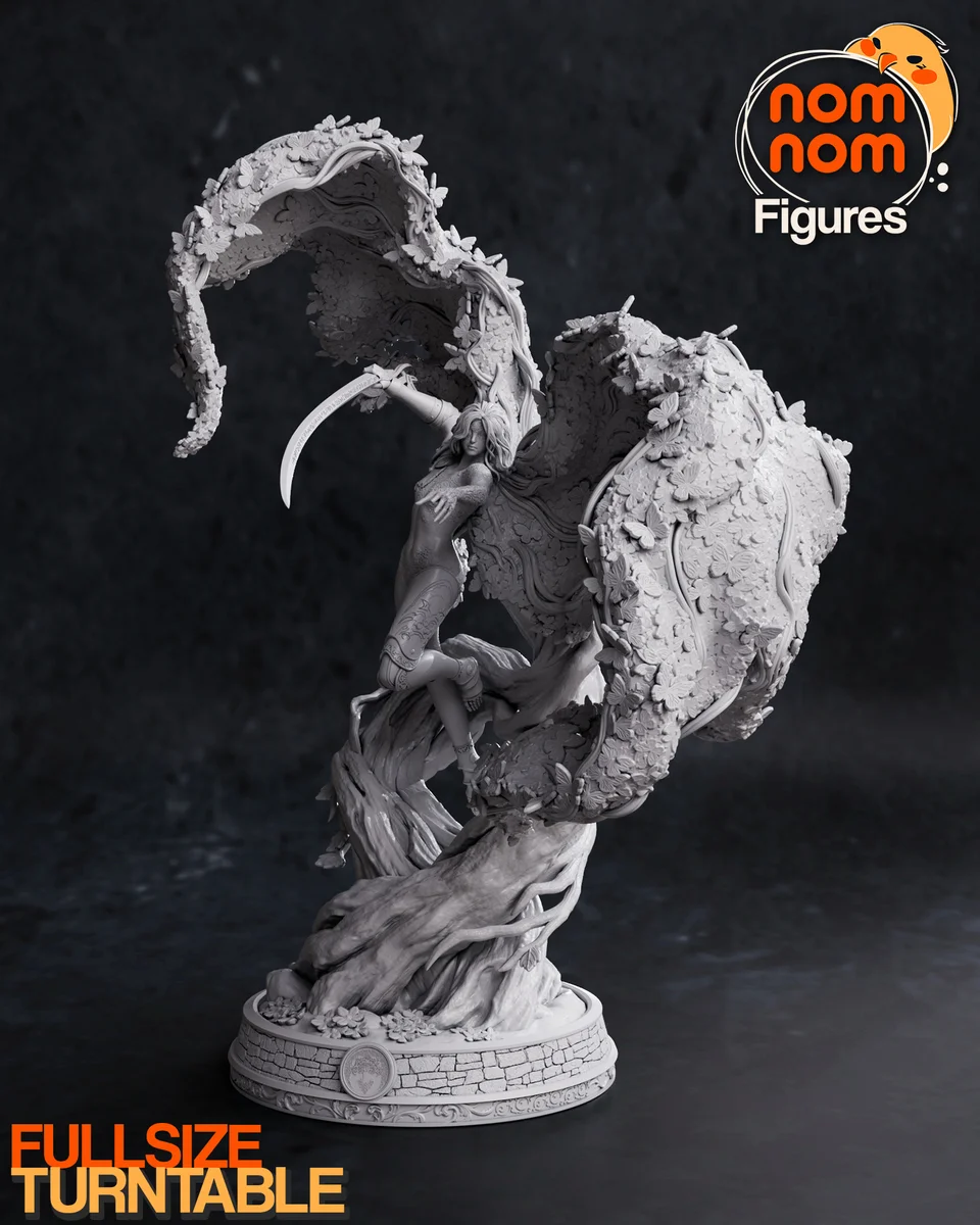 Malenia Goddess of Rot | Fan Art | 3D Printed Resin Model Garage Kit | *Un-Painted* | Nomnom 6