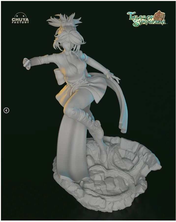 Sheena Fujibayashi | Fan Art | 3D Printed Resin Model Garage Kit | *Un-Painted* | Chuya Factory 7