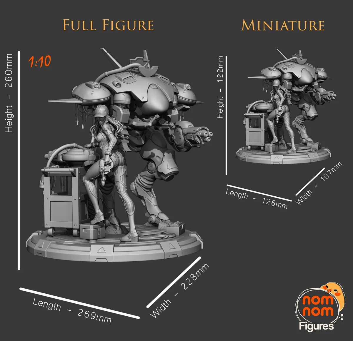 Dva | Fan Art | 3D Printed Resin Model Garage Kit | *Un-Painted* | Nomnom 4