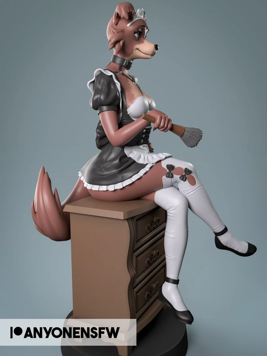 Juno Maid | Fan Art | 3D Printed Resin Model Garage Kit | *Un-Painted* | AnyoneNSFW 2
