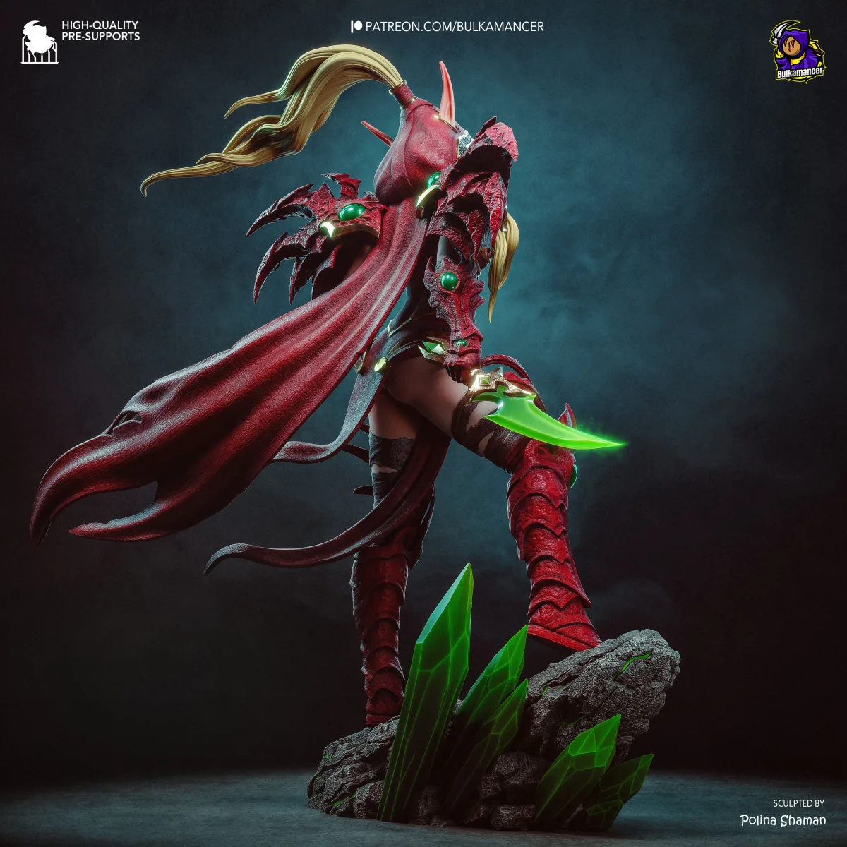 Valeera | Fan Art | 3D Printed Resin Model Garage Kit | *Un-Painted* | Bulkamancer 3