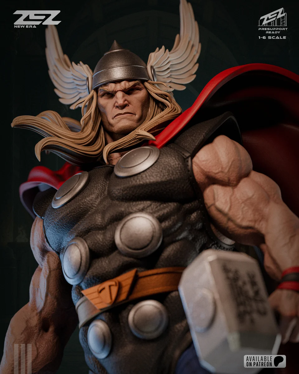 Thor Museum | Fan Art | 3D Printed Resin Model Garage Kit | *Un-Painted* | ZEZ Studio 6