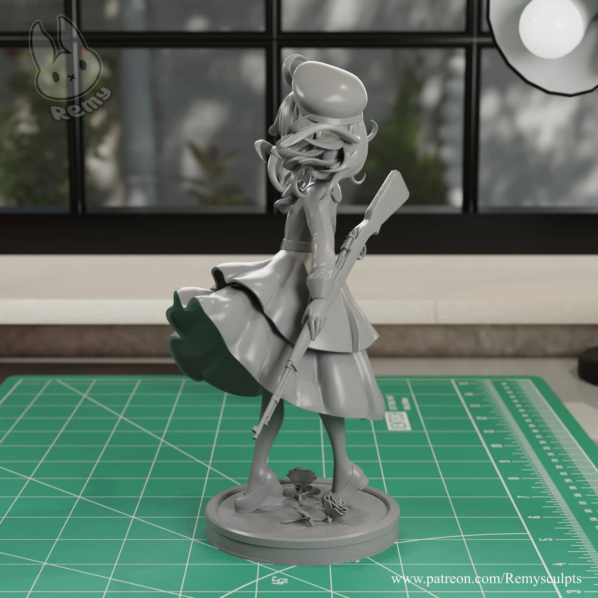 Tanya von Degurechaff | Fan Art | 3D Printed Resin Model Garage Kit | *Un-Painted* | Remy Sculpts 6