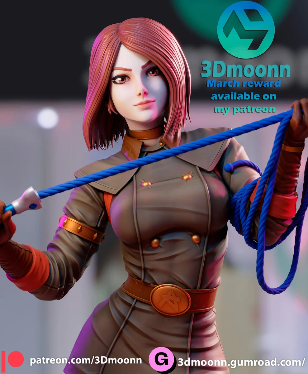 Whip | Fan Art | 3D Printed Resin Model Garage Kit | *Un-Painted* | 3DMoon 2