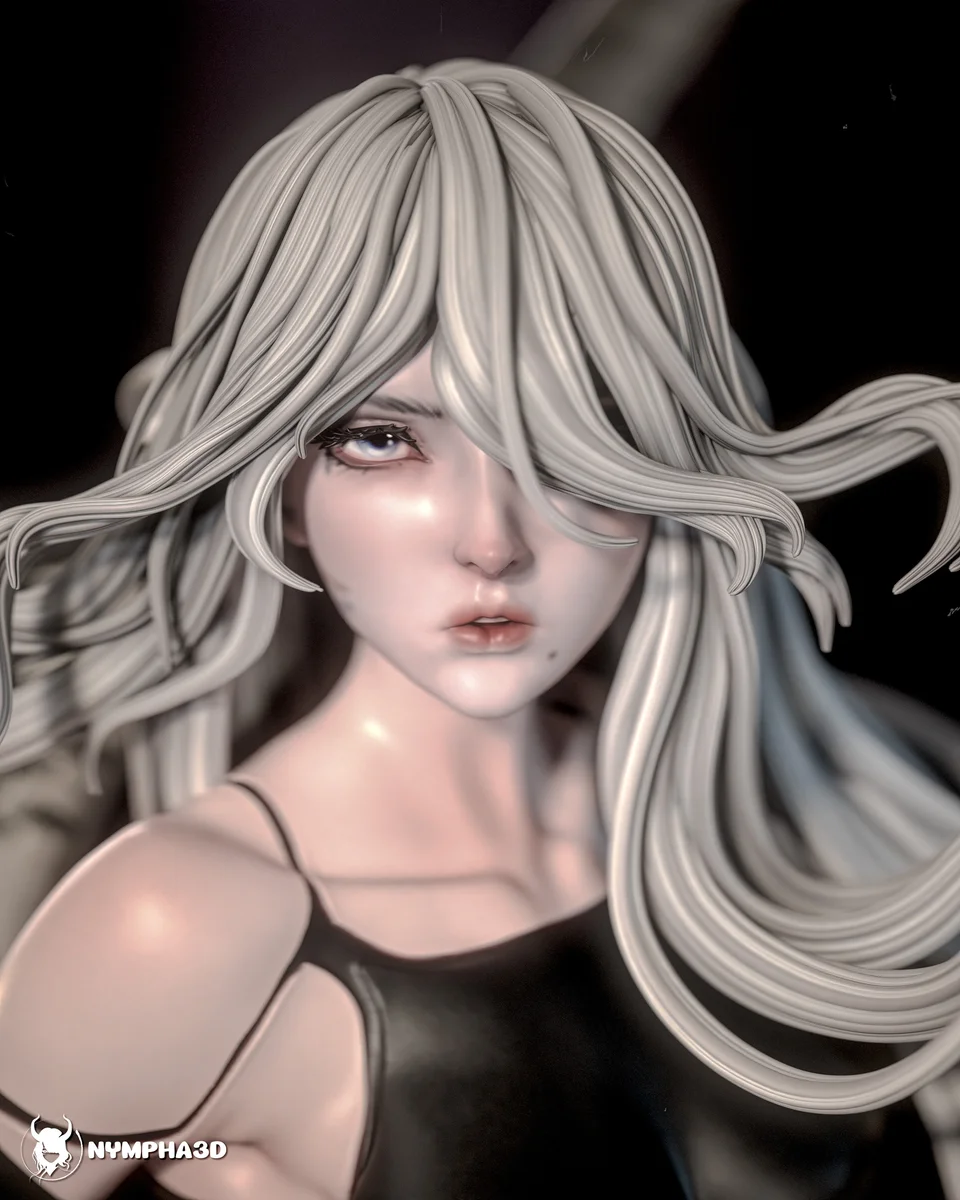A2 | Fan Art | 3D Printed Resin Model Garage Kit | *Un-Painted* | Nympha3D 5