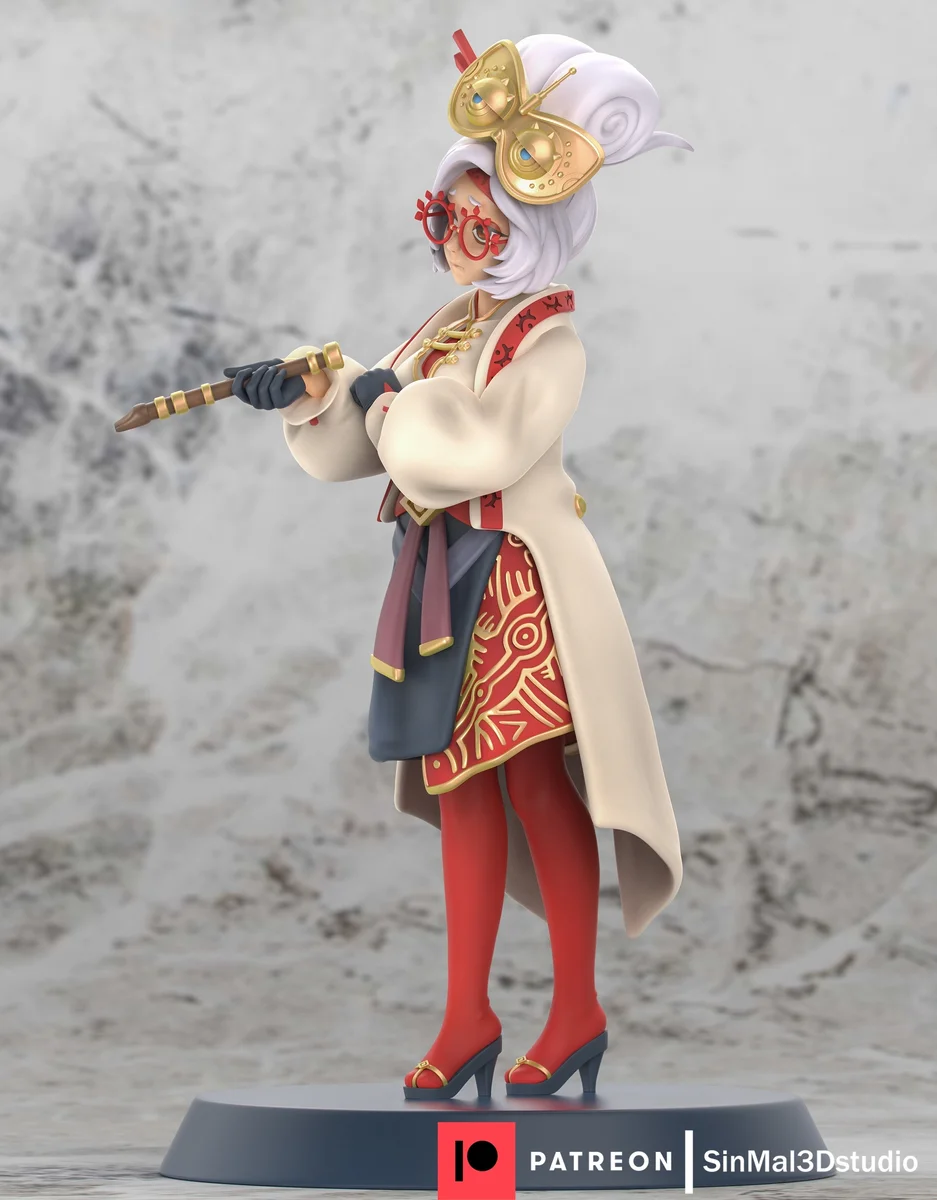 Purah | Fan Art | 3D Printed Resin Model Garage Kit | *Un-Painted* | Sin3Dstudio 5