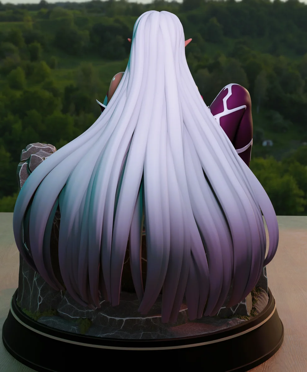 Evelyn Celebrian | Fan Art | 3D Printed Resin Model Garage Kit | *Un-Painted* | Momoji 6