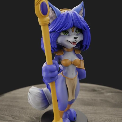 Chibi Krystal | Fan Art | 3D Printed Resin Model Garage Kit | *Un-Painted* | AnyoneNSFW 5