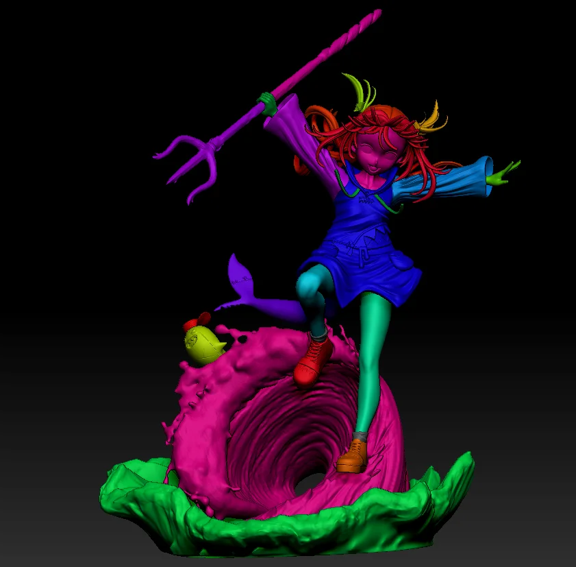 Gawr Gura | Fan Art | 3D Printed Resin Model Garage Kit | *Un-Painted* | Yoru Studio 8