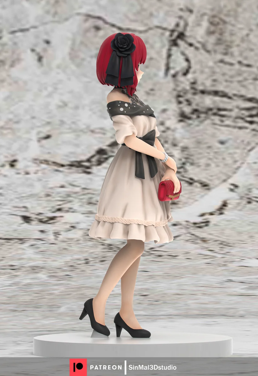 Kana Arima | Fan Art | 3D Printed Resin Model Garage Kit | *Un-Painted* | Sin3Dstudio 7