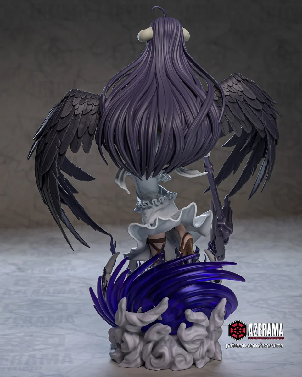 Albedo | Fan Art | 3D Printed Resin Model Garage Kit | *Un-Painted* | Azerama 2