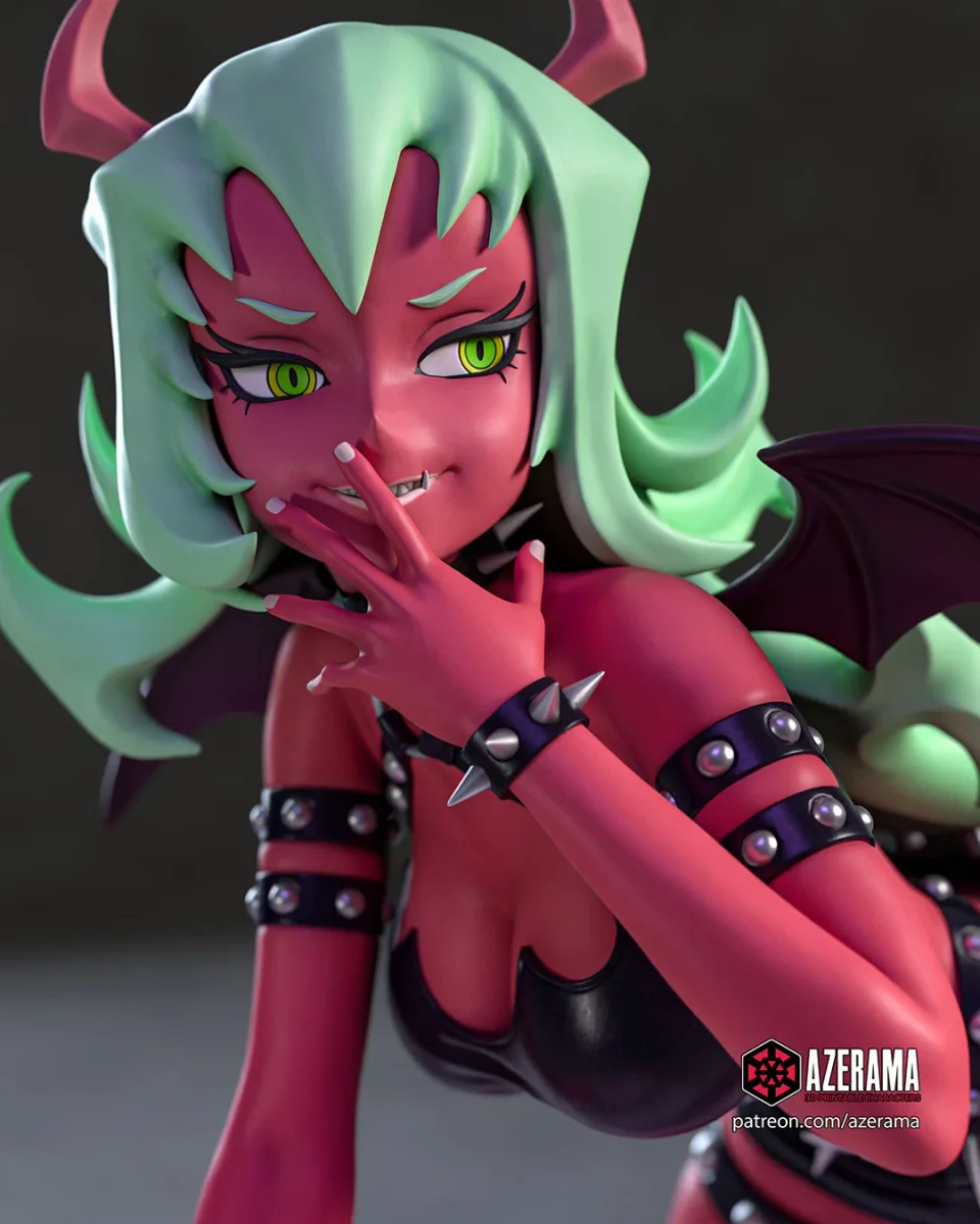 Scanty | Fan Art | 3D Printed Resin Model Garage Kit | *Un-Painted* | Azerama 2