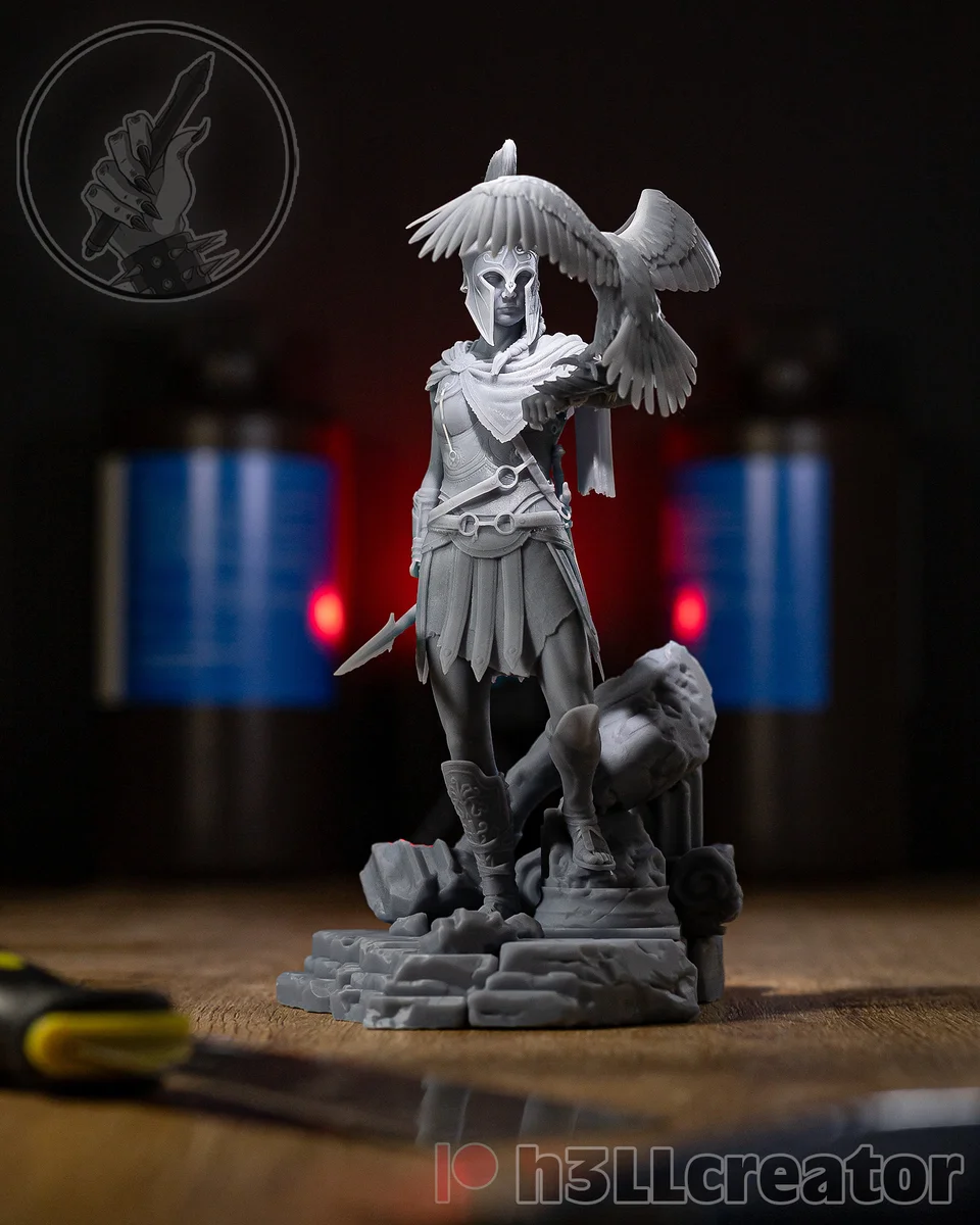 Kassandra | Fan Art | 3D Printed Resin Model Garage Kit | *Un-Painted* | H3LL Creator 8