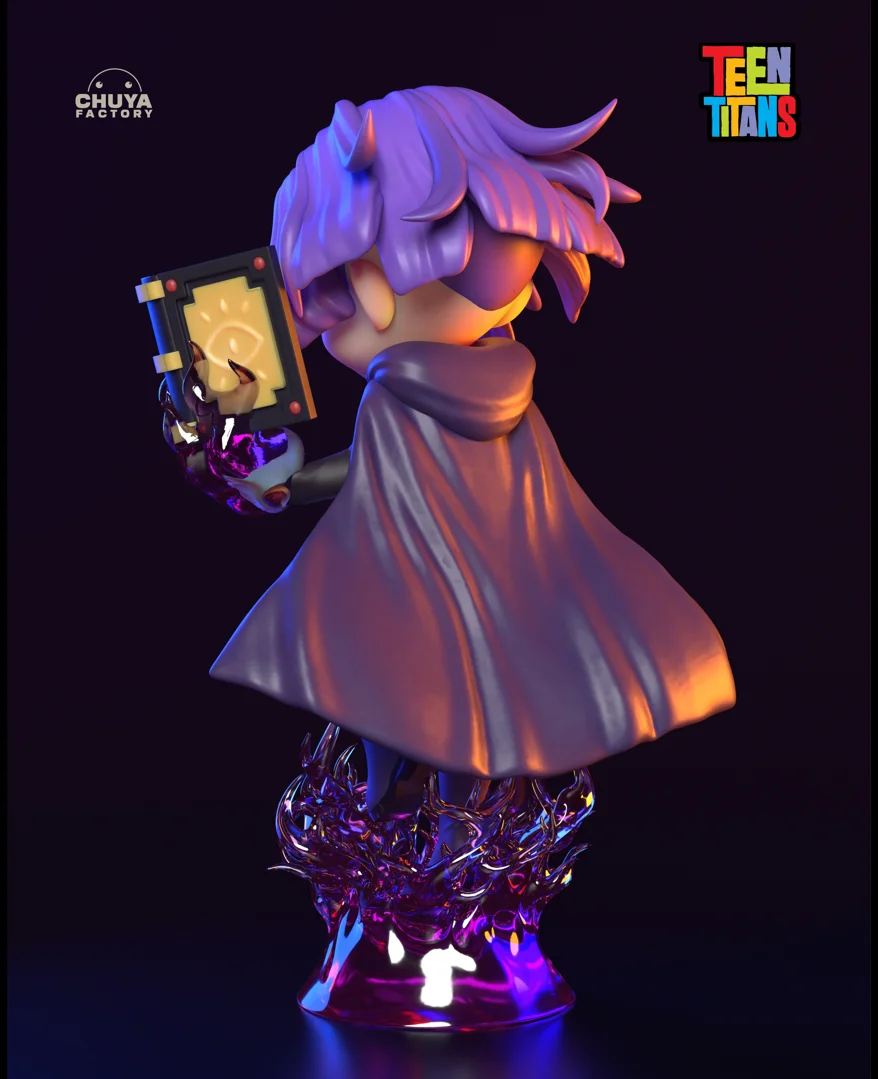 Chibi Raven | Fan Art | 3D Printed Resin Model Garage Kit | *Un-Painted* | Chuya Factory 9