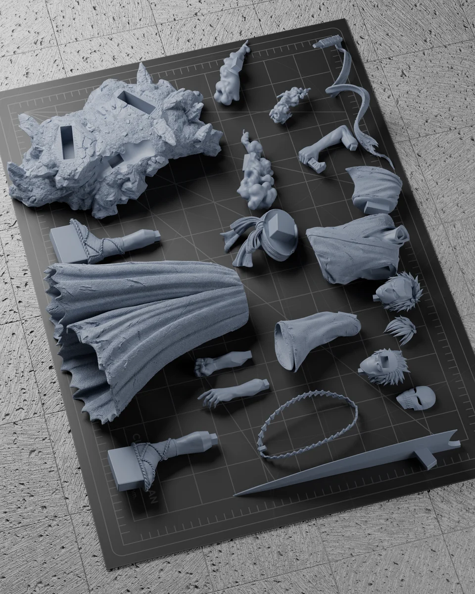 Ichigo | Fan Art | 3D Printed Resin Model Garage Kit | *Un-Painted* | Zenith Studios 11