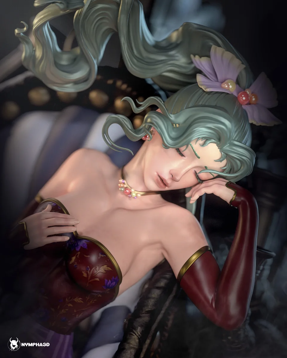 Terra Branford | Fan Art | 3D Printed Resin Model Garage Kit | *Un-Painted* | Nympha3D 6