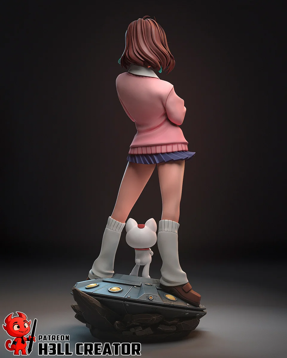 Momo Ayase | Fan Art | 3D Printed Resin Model Garage Kit | *Un-Painted* | H3LL Creator 7
