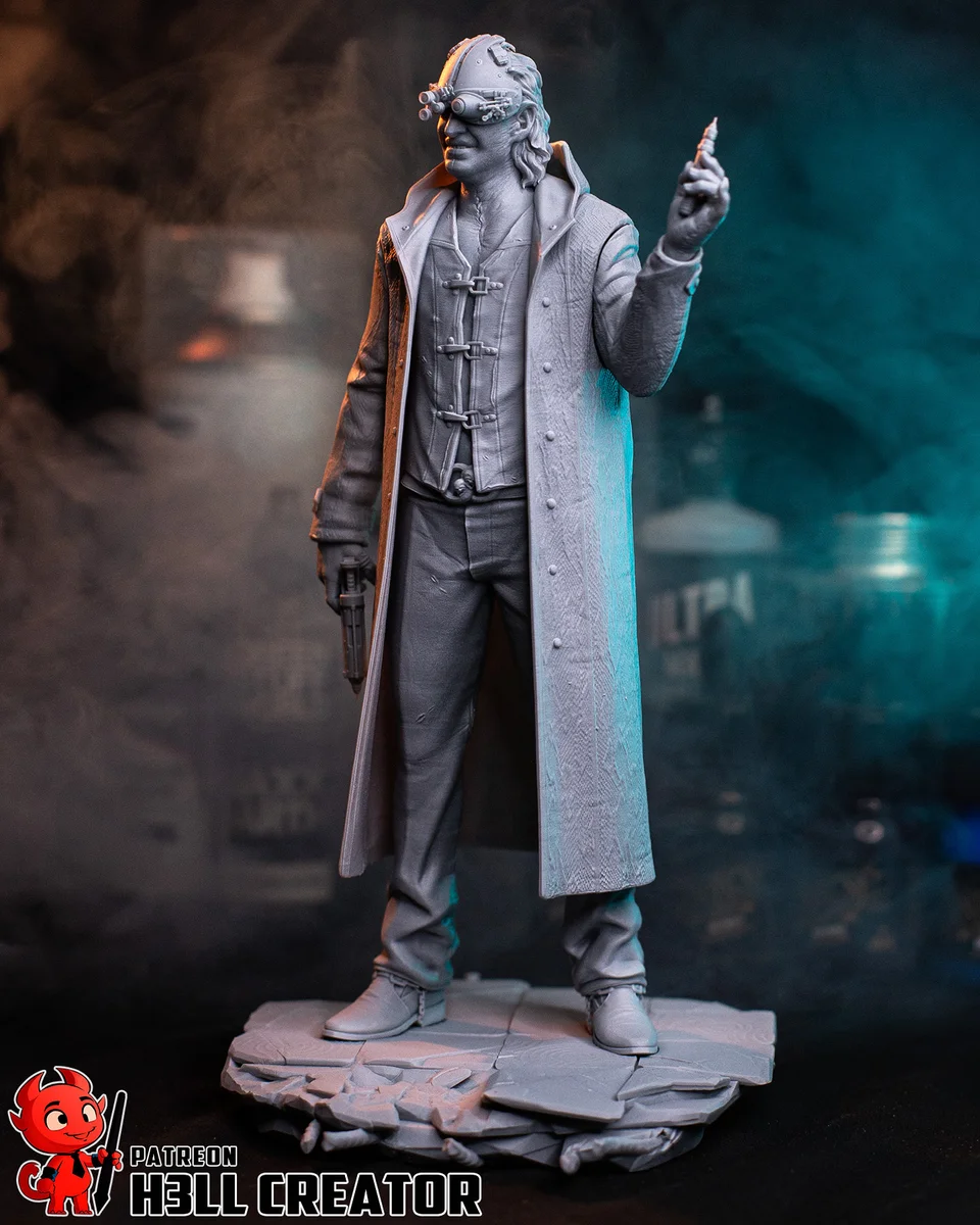 Victor Gideon | Fan Art | 3D Printed Resin Model Garage Kit | *Un-Painted* | H3LL Creator 8
