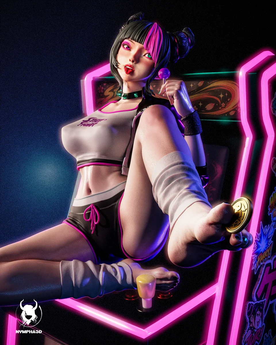 Juri Han | Fan Art | 3D Printed Resin Model Garage Kit | *Un-Painted* | Nympha3D 4