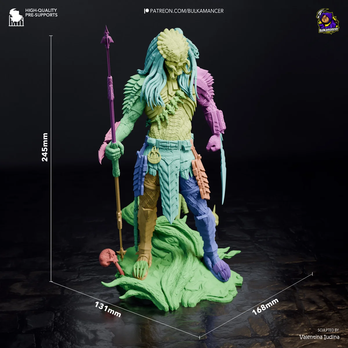Predator | Fan Art | 3D Printed Resin Model Garage Kit | *Un-Painted* | Bulkamancer 10