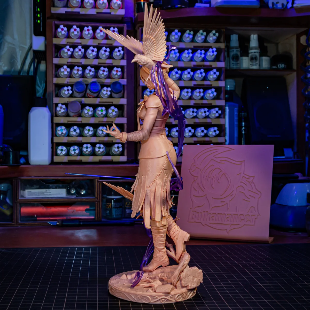 Morrigan | Fan Art | 3D Printed Resin Model Garage Kit | *Un-Painted* | Bulkamancer 22