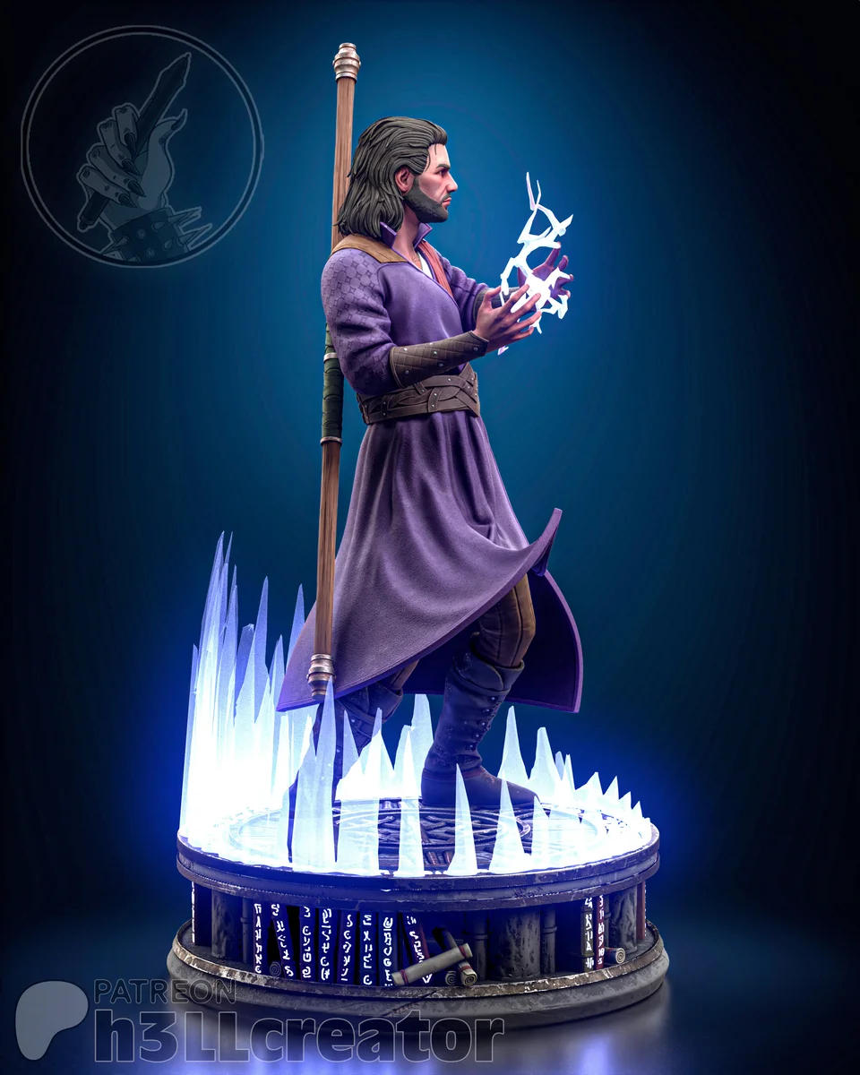 Gale of Waterdeep | Fan Art | 3D Printed Resin Model Garage Kit | *Un-Painted* | H3LL Creator 5
