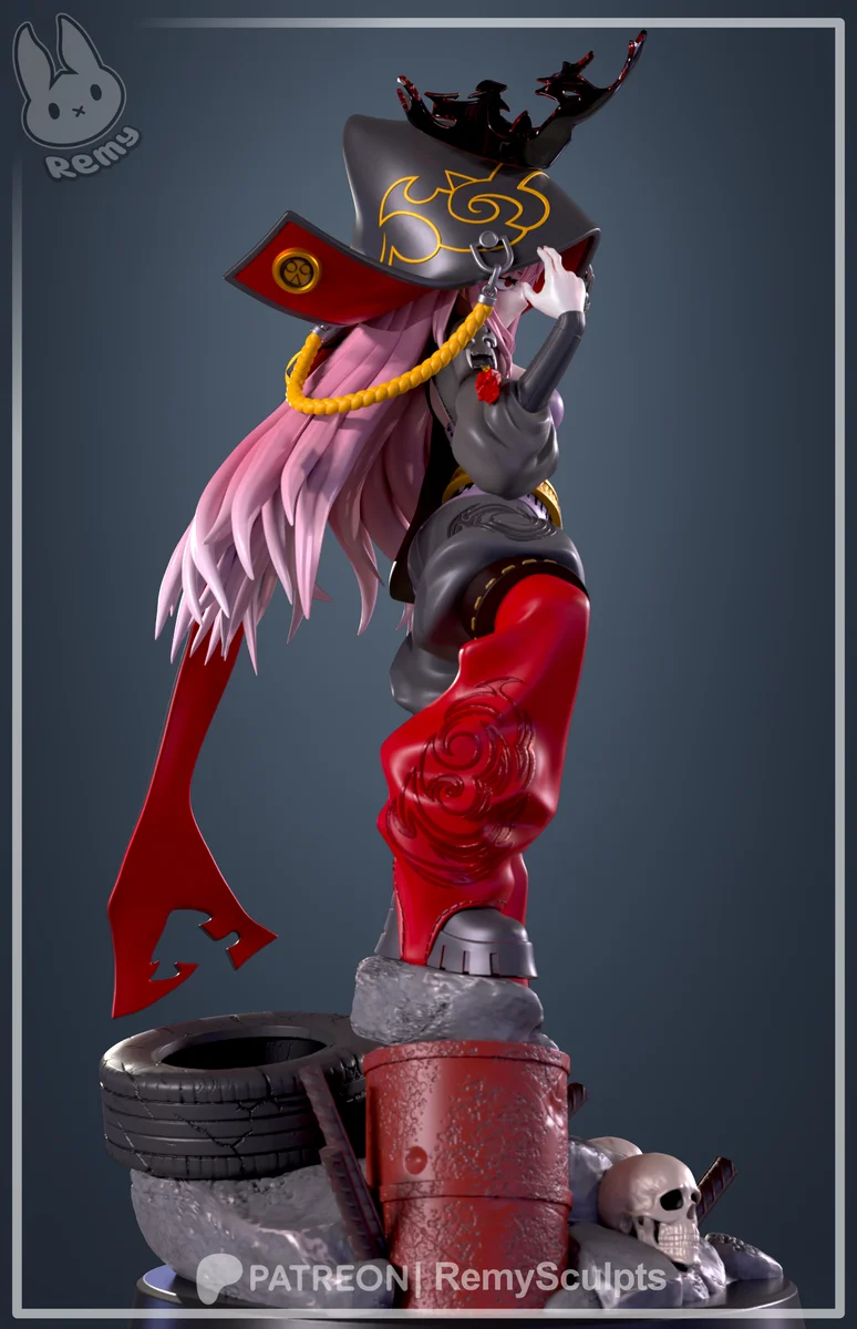 Mori Calliope | Fan Art | 3D Printed Resin Model Garage Kit | *Un-Painted* | Remy Sculpts 7