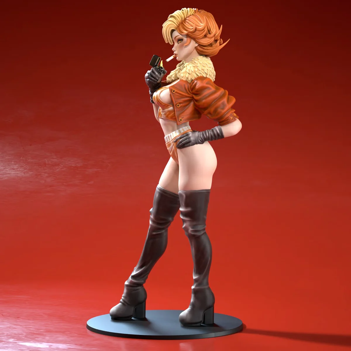 Flarya - Waifumon | Fan Art | 3D Printed Resin Model Garage Kit | *Un-Painted* | SiryllArt 6