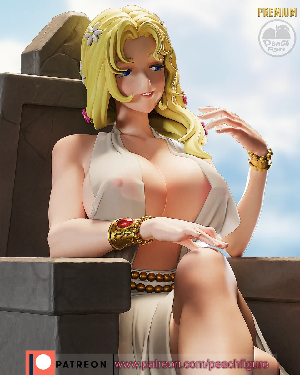 Aphrodite | Fan Art | 3D Printed Resin Model Garage Kit | *Un-Painted* | Peach Figure 4