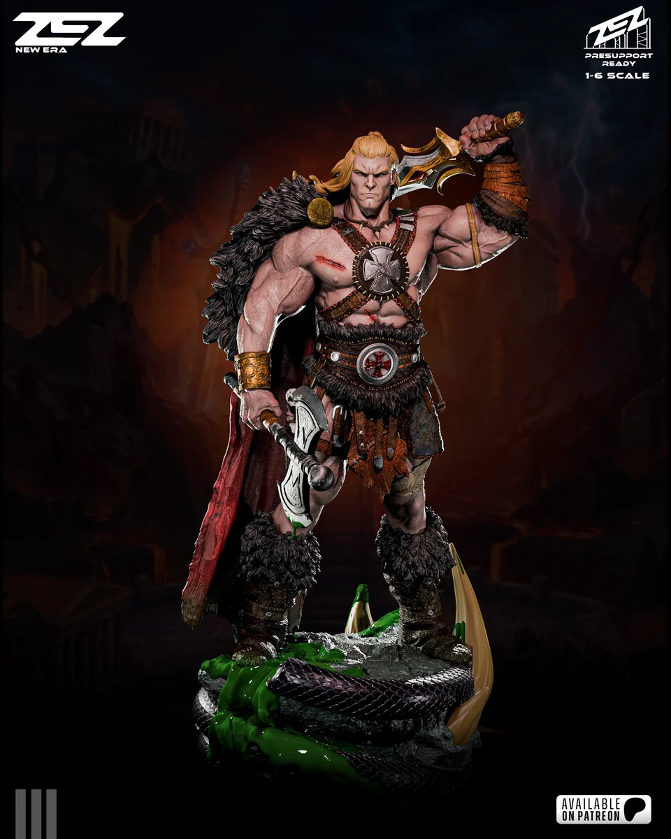 He-Man Museum | Fan Art | 3D Printed Resin Model Garage Kit | *Un-Painted* | ZEZ Studio