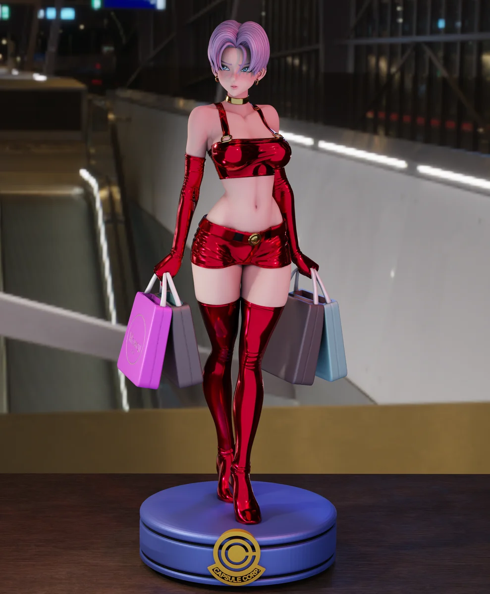 Trunks Girl | Fan Art | 3D Printed Resin Model Garage Kit | *Un-Painted* | Momoji 5