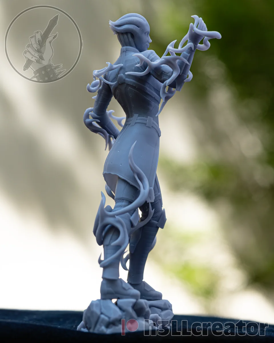 Liara Remake | Fan Art | 3D Printed Resin Model Garage Kit | *Un-Painted* | H3LL Creator 6