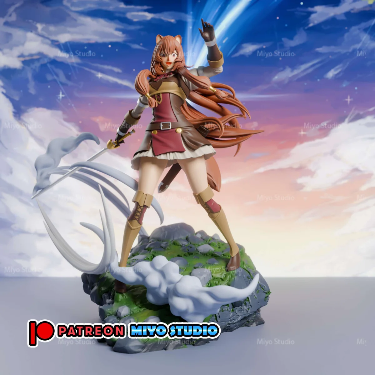 Rapthalia | Fan Art | 3D Printed Resin Model Garage Kit | *Un-Painted* | MiyoStudio 3