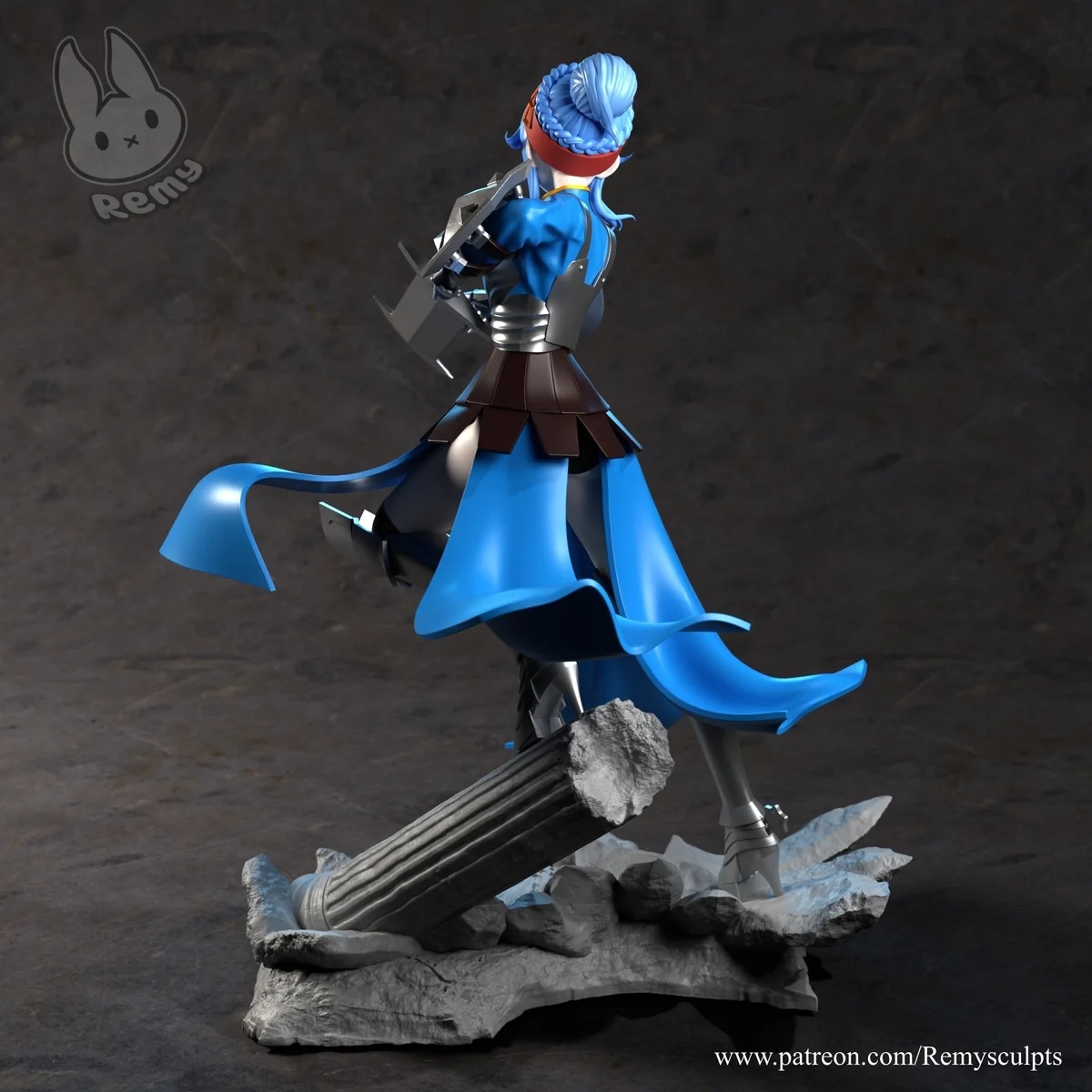 Virginia | Fan Art | 3D Printed Resin Model Garage Kit | *Un-Painted* | Remy Sculpts 4