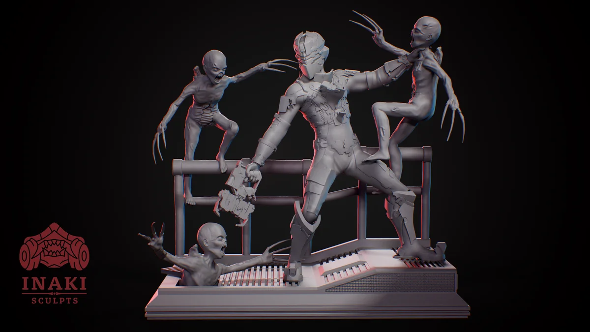 Isaac Clarke | Fan Art | 3D Printed Resin Model Garage Kit | *Un-Painted* | Inaki Sculpts 3