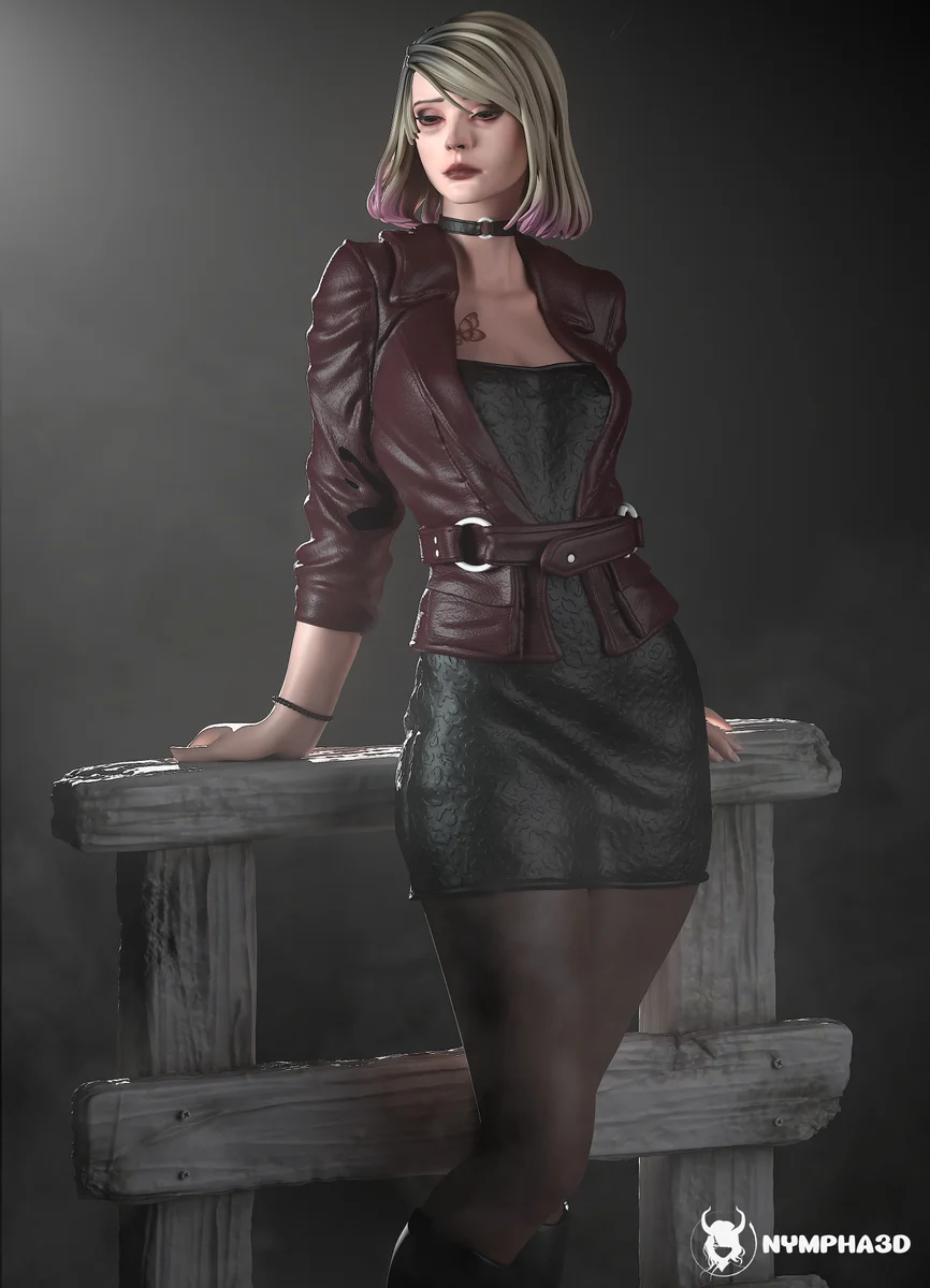 Maria | Fan Art | 3D Printed Resin Model Garage Kit | *Un-Painted* | Nympha3D 7