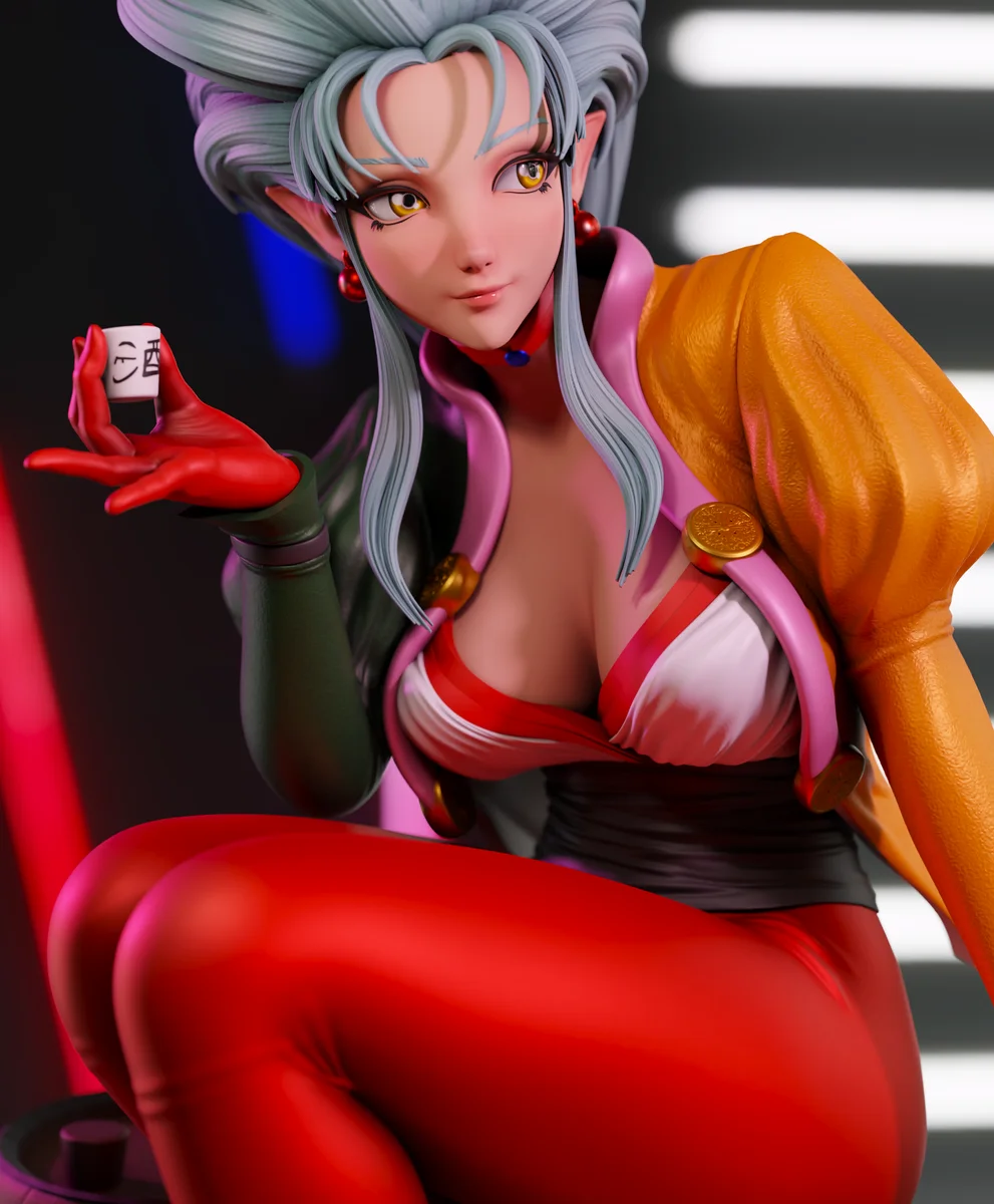 Ryoko Tenshi | Fan Art | 3D Printed Resin Model Garage Kit | *Un-Painted* | Momoji 8