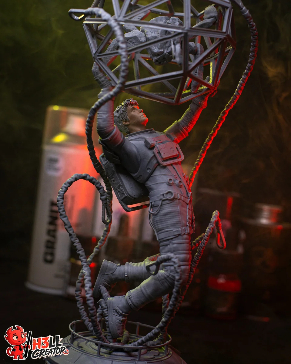 Ryland Grace and Rocky | Fan Art | 3D Printed Resin Model Garage Kit | *Un-Painted* | H3LL Creator 16