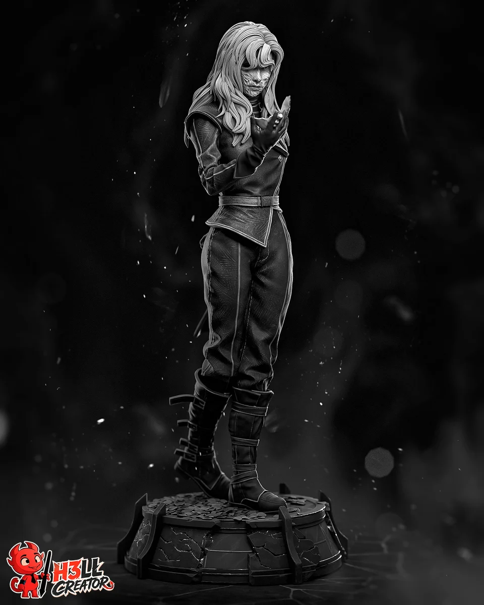 Alicia | Fan Art | 3D Printed Resin Model Garage Kit | *Un-Painted* | H3LL Creator 20