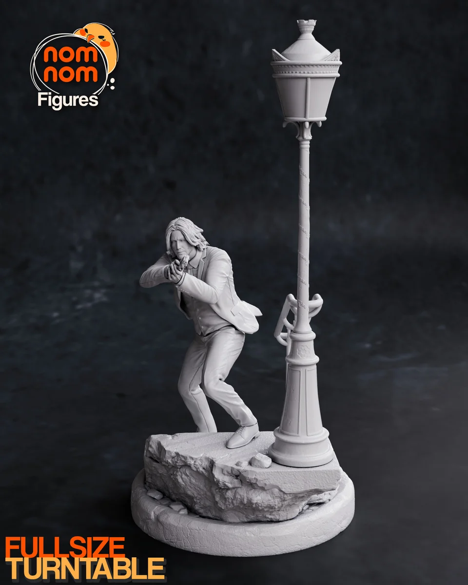John Wick | Fan Art | 3D Printed Resin Model Garage Kit | *Un-Painted* | Nomnom 6